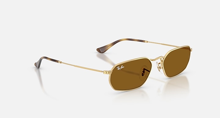 Ray-Ban RB3947 Arista Gold with Brown Solid Color lenses - Alternative