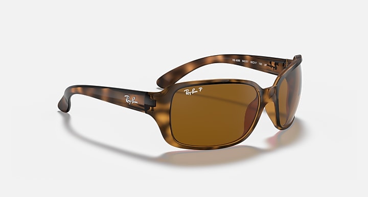 Ray-Ban RB4068 Havana with Brown Polarized Solid Color lenses - Alternative