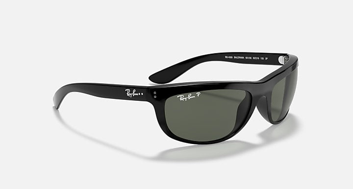 Ray-Ban BALORAMA Black with G-15 Green Polarized Solid Color lenses - Alternative