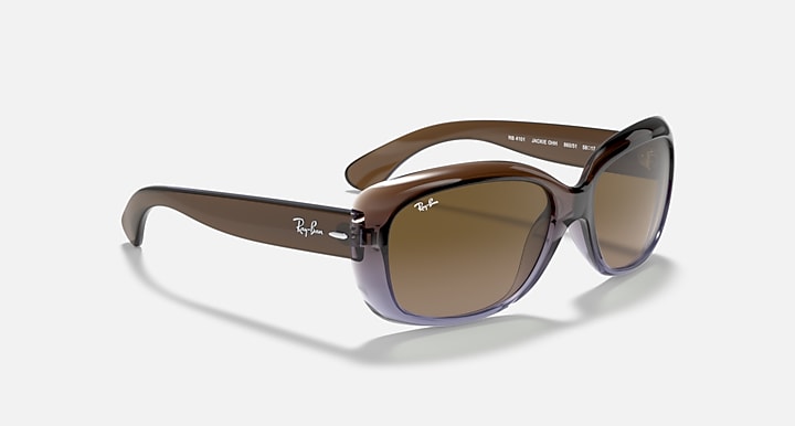 Ray-Ban JACKIE OHH Brown with Brown Gradient Gradient lenses - Alternative
