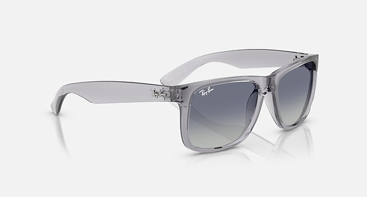 Ray-Ban JUSTIN CLASSIC Transparent Grey with Light Grey Gradient Dark Blue Gradient lenses - Alternative