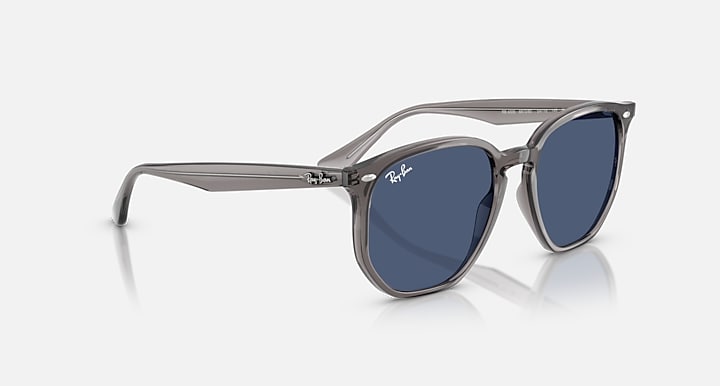 Ray-Ban RB4306 Opal Grey with Dark Blue Solid Color lenses - Alternative