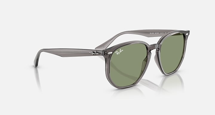 Ray-Ban RB4306 Opal Grey with Green Solid Color lenses - Alternative