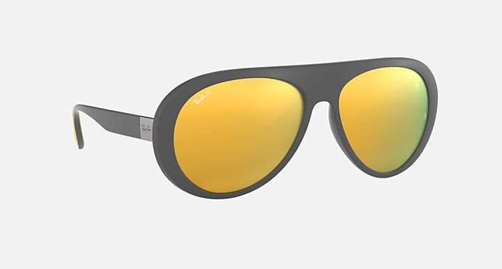 Ray-Ban RB4310M SCUDERIA FERRARI COLLECTION Grey with Gold Chromance lenses - 330