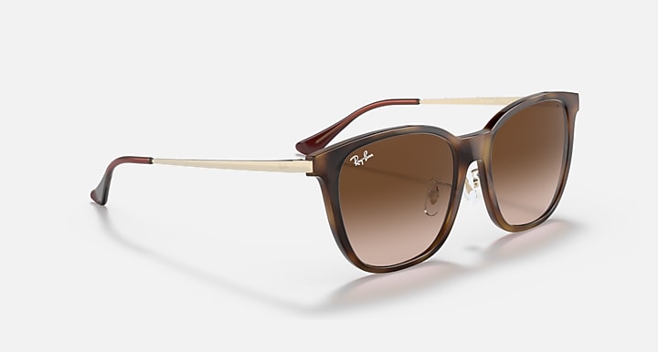 Ray-Ban RB4333D Light Havana; Gold with Brown Gradient Gradient lenses - Alternative