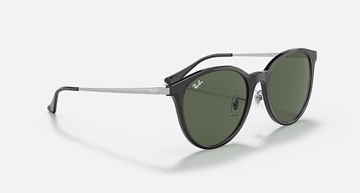 Ray-Ban RB4334D Black; Grey with G-15 Green Solid Color lenses - Alternative