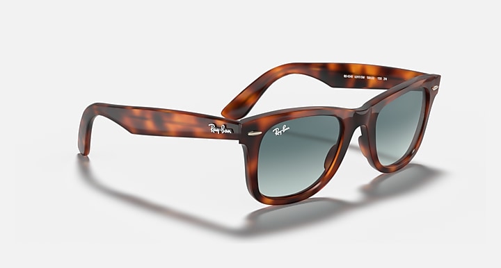 Ray-Ban WAYFARER EASE Red Havana with Blue Gradient Gradient lenses - Alternative