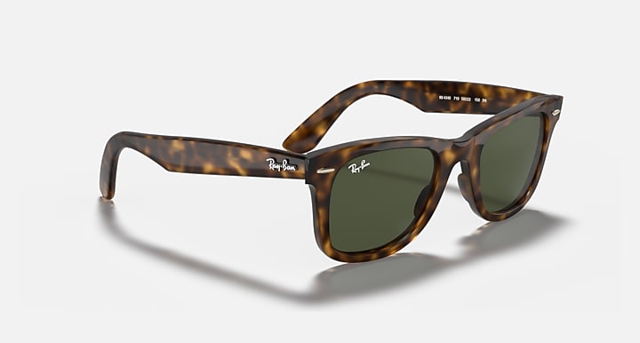 Ray-Ban WAYFARER EASE Light Havana with G-15 Green Solid Color lenses - Alternative