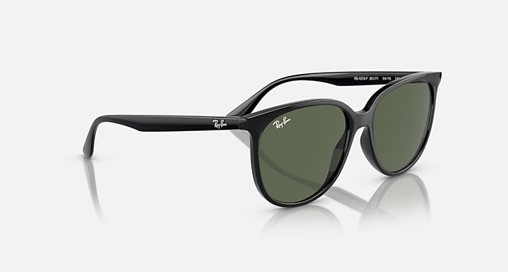 Ray-Ban RB4378 Black with Dark Green Solid Color lenses - Alternative