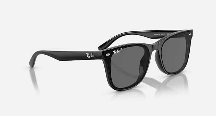 Ray-Ban RB4391D Black with Dark Grey Polarized Solid Color lenses - Alternative