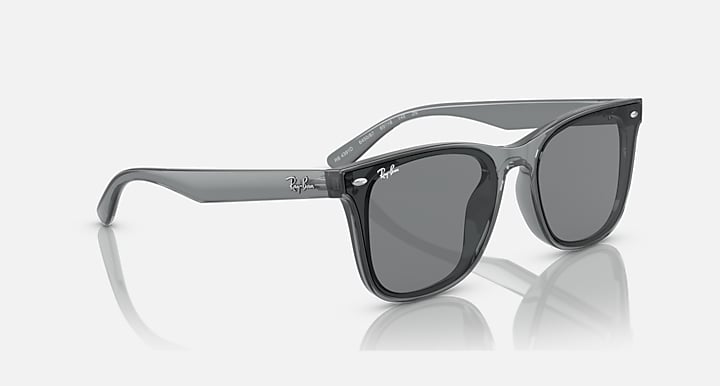 Ray-Ban RB4391D Transparent Grey with Dark Grey Solid Color lenses - Alternative