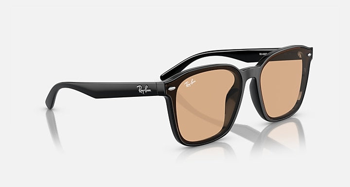 Ray-Ban RB4392D Black with Brown Solid Color lenses - Alternative