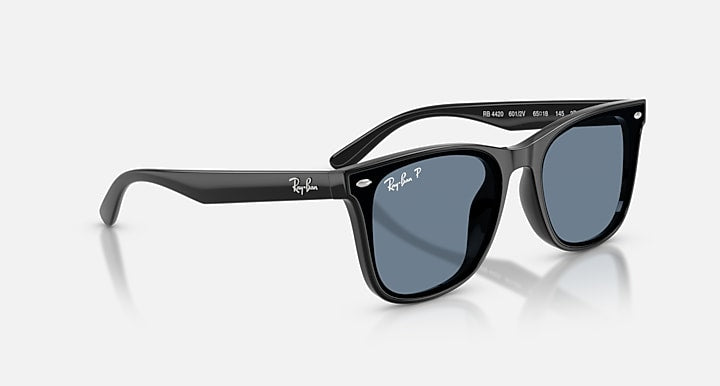 Ray-Ban RB4420 Black with Dark Blue Polarized Solid Color lenses - Alternative