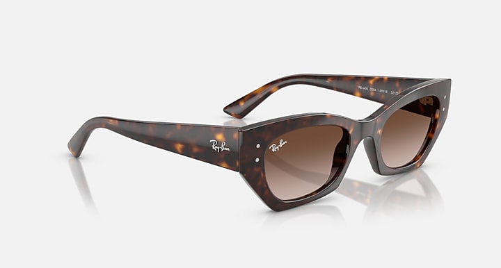 Ray-Ban ZENA BIO-BASED Havana with Gradient Brown Gradient lenses - Alternative