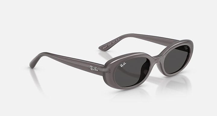 Ray-Ban RB4441D BIO-BASED Transparent Dark Grey with Dark Grey Solid Color lenses - Alternative