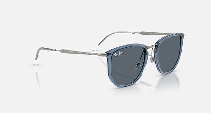Ray-Ban RB4451 Transparent Blue; Gunmetal with Blue Solid Color lenses - Alternative