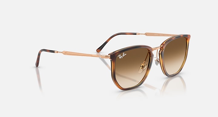 Ray-Ban RB4451 Transparent Orange; Rosegold with Clear Gradient Brown Gradient lenses - Alternative