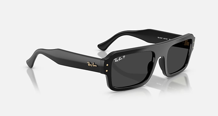 Ray-Ban FLACKO BIO-BASED Black with Polarized Black Solid Color lenses - Alternative