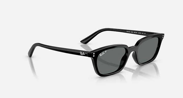 Ray-Ban ZAYA BIO-BASED Black with Dark Grey Polarized Solid Color lenses - Alternative