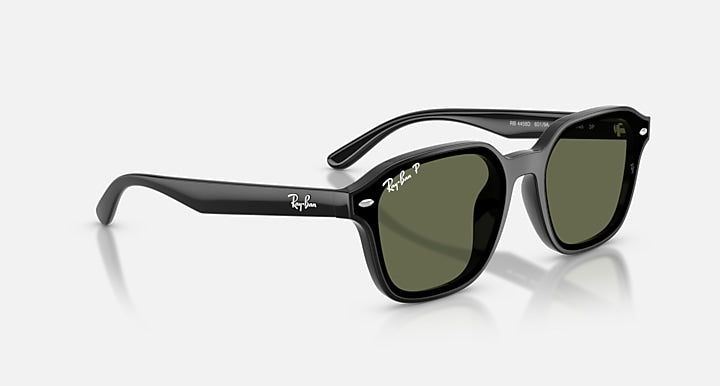 Ray-Ban RB4458D Black with Dark Green Polarized Solid Color lenses - Alternative