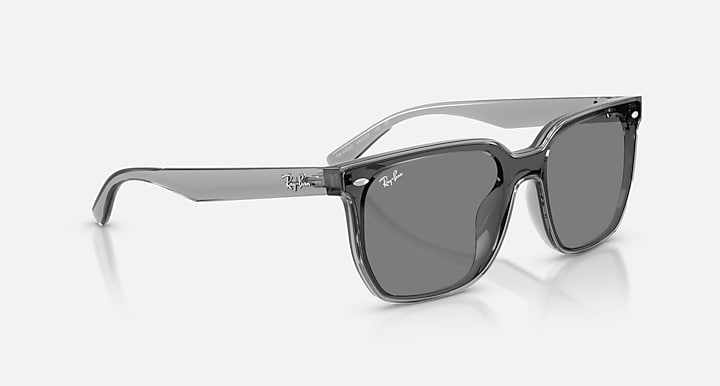 Ray-Ban RB4466D Transparent Grey with Dark Grey Solid Color lenses - Alternative