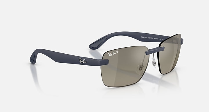 Ray-Ban RB4470 POLARIZED+ LENSES Sand Dark Blue with Grey Gradient Polarized+ Polarized+ lenses - Alternative