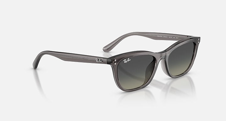 Ray-Ban RB4474D Transparent Dark Grey with Gradient Grey Gradient lenses - Alternative