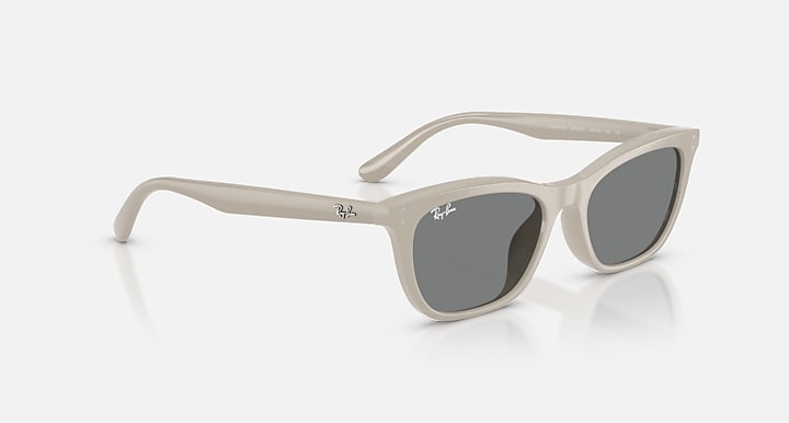 Ray-Ban RB4474D Beige with Dark Grey Solid Color lenses - Alternative