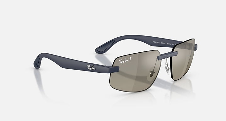 Ray-Ban RB4475 POLARIZED+ LENSES Sand Dark Blue with Grey Gradient Polarized+ Polarized+ lenses - Alternative