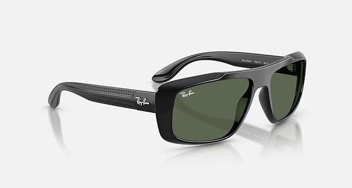 Ray-Ban RB4479M SCUDERIA FERRARI COLLECTION Black with Dark Green Solid Color lenses - Alternative