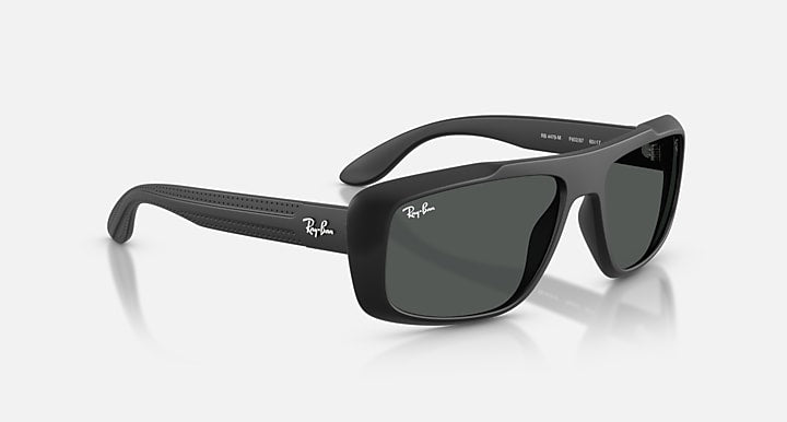 Ray-Ban RB4479M SCUDERIA FERRARI COLLECTION Matte Black with Grey Solid Color lenses - Alternative
