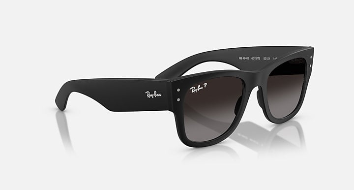 Ray-Ban MEGA WAYFARER LITEFORCE Sand Black with Grey Gradient Polarized Gradient lenses - Alternative