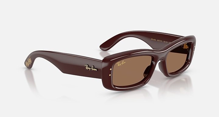 Ray-Ban KILIANE PUFFER Transparent Dark Brown with Dark Brown Solid Color lenses - Alternative