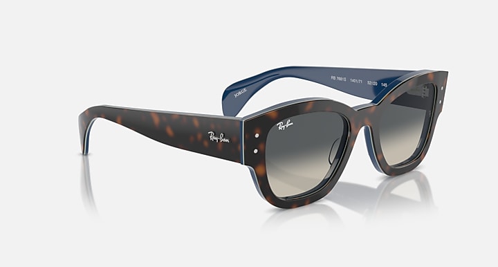 Ray-Ban JORGE Havana Grey On Blue; Havana Grey On Gradient Blue with Grey Gradient lenses - Alternative