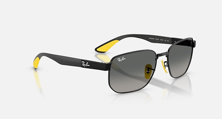 Ray-Ban RB8329M SCUDERIA FERARRI COLLECTION Black; Matte Black with Grey Gradient Gradient lenses - Alternative