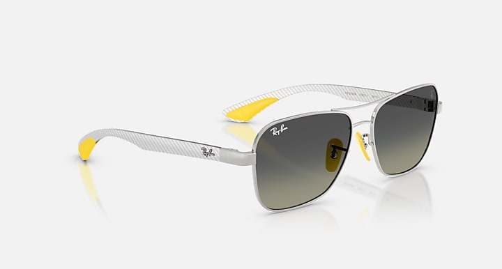 Ray-Ban RB8336M SCUDERIA FERRARI COLLECTION Silver; Light Carbon with Grey Gradient Gradient lenses - Alternative