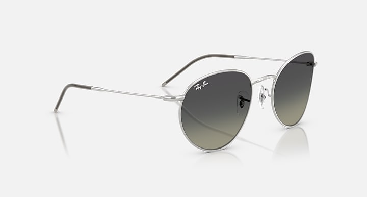 Ray-Ban ROUND REVERSE Silver with Grey Gradient Gradient lenses - Alternative