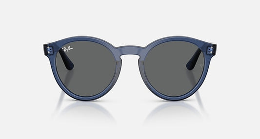 Ray-Ban 2180 REVERSE Transparent Navy Blue with Dark Grey Solid Color lenses - Front