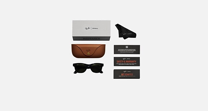Ray-Ban RAY-BAN META WAYFARER - GEN 1 Black with Graphite Polarized Gradient lenses - Packaging