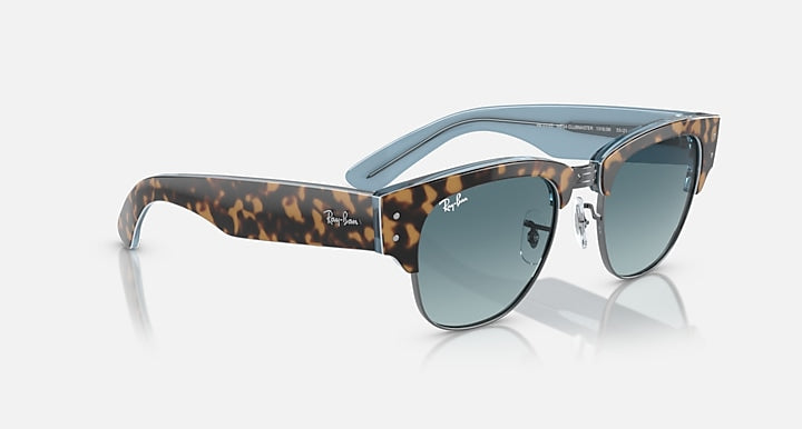 Ray-Ban MEGA CLUBMASTER Havana On Blue On Gunmetal; Havana On Light Blue with Blue Gradient lenses - Alternative