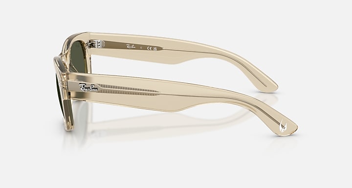 Ray-Ban RAY-BAN STAR WARS™ – GROGU MEGA WAYFARER II Beige with Green Solid Color lenses - Lateral