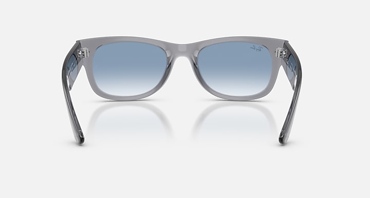 Ray-Ban MEGA WAYFARER II Grey with Clear Gradient Blue Gradient lenses - Back