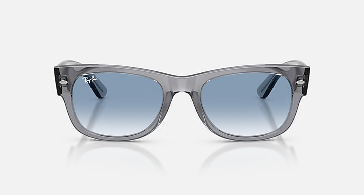 Ray-Ban MEGA WAYFARER II Grey with Clear Gradient Blue Gradient lenses - Front