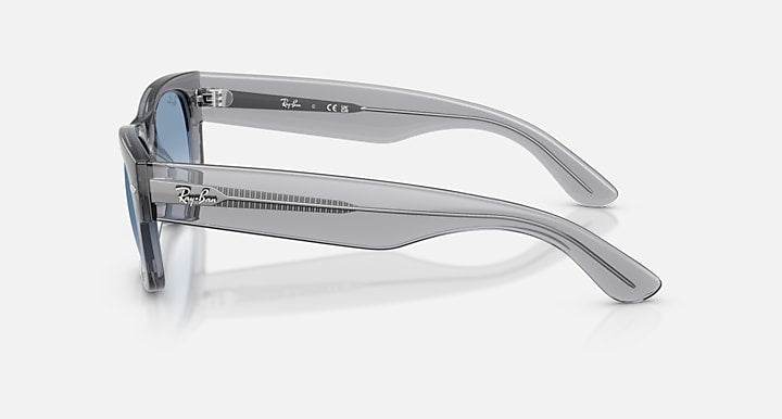 Ray-Ban MEGA WAYFARER II Grey with Clear Gradient Blue Gradient lenses - Lateral
