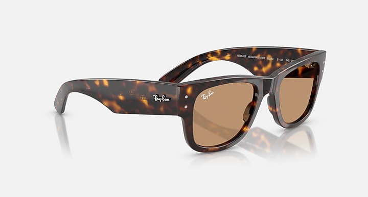 Ray-Ban MEGA WAYFARER SUMMER CAPSULE Havana with Brown Solid Color lenses - Alternative