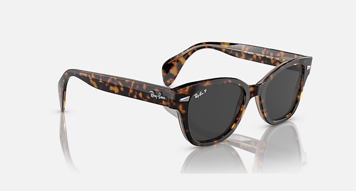 Ray-Ban RB0880S RELOADED Havana On Transparent Brown with Black Polarized Solid Color lenses - Alternative