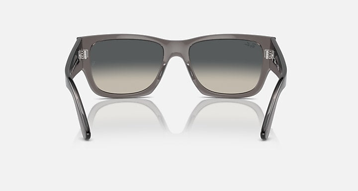 Ray-Ban CARLOS Opal Dark Grey with Grey Gradient lenses - Back