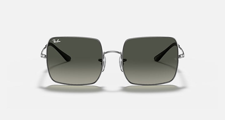 Ray-Ban SQUARE 1971 @COLLECTION Gunmetal with Grey Gradient Gradient lenses - Front