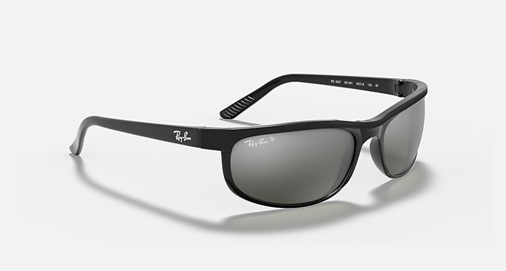 Ray-Ban PREDATOR 2 Black with Grey Polarized Gradient - Mirror lenses - Alternative