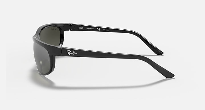 Ray-Ban PREDATOR 2 Black with Grey Polarized Gradient - Mirror lenses - Lateral